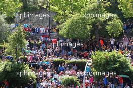 Fans on the hill. 26.05.2013. Formula 1 World Championship, Rd 6, Monaco Grand Prix, Monte Carlo, Monaco, Race Day.