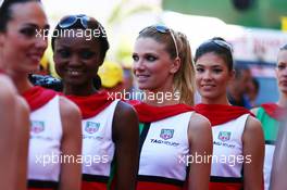 Grid girls. 26.05.2013. Formula 1 World Championship, Rd 6, Monaco Grand Prix, Monte Carlo, Monaco, Race Day.