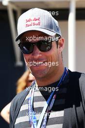 Felix Baumgartner (AUT) Skydiver. 26.05.2013. Formula 1 World Championship, Rd 6, Monaco Grand Prix, Monte Carlo, Monaco, Race Day.