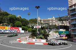 Esteban Gutierrez (MEX) Sauber C32 leads Charles Pic (FRA) Caterham CT03. 23.05.2013. Formula 1 World Championship, Rd 6, Monaco Grand Prix, Monte Carlo, Monaco, Practice Day.