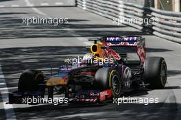 Sebastian Vettel (GER) Red Bull Racing RB9. 23.05.2013. Formula 1 World Championship, Rd 6, Monaco Grand Prix, Monte Carlo, Monaco, Practice Day.