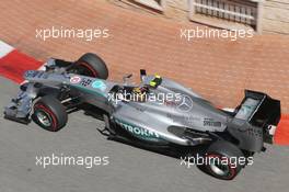 Lewis Hamilton (GBR) Mercedes AMG F1 W04. 23.05.2013. Formula 1 World Championship, Rd 6, Monaco Grand Prix, Monte Carlo, Monaco, Practice Day.