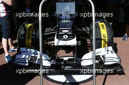 Valtteri Bottas (FIN) Williams FW35 nosecone. 23.05.2013. Formula 1 World Championship, Rd 6, Monaco Grand Prix, Monte Carlo, Monaco, Practice Day.