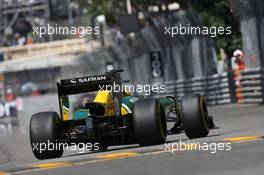 Charles Pic (FRA) Caterham CT03. 23.05.2013. Formula 1 World Championship, Rd 6, Monaco Grand Prix, Monte Carlo, Monaco, Practice Day.