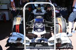 Pastor Maldonado (VEN) Williams FW35 running stepped nosecone. 23.05.2013. Formula 1 World Championship, Rd 6, Monaco Grand Prix, Monte Carlo, Monaco, Practice Day.