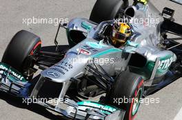 Lewis Hamilton (GBR) Mercedes AMG F1 W04. 23.05.2013. Formula 1 World Championship, Rd 6, Monaco Grand Prix, Monte Carlo, Monaco, Practice Day.