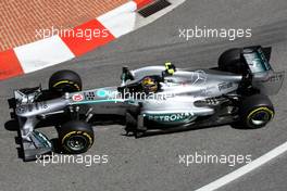 Lewis Hamilton (GBR) Mercedes AMG F1 W04. 23.05.2013. Formula 1 World Championship, Rd 6, Monaco Grand Prix, Monte Carlo, Monaco, Practice Day.