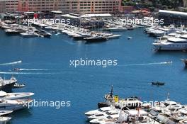 Boats in the harbour. 23.05.2013. Formula 1 World Championship, Rd 6, Monaco Grand Prix, Monte Carlo, Monaco, Practice Day.