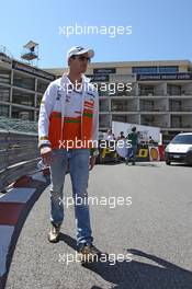Adrian Sutil (GER) Sahara Force India F1 walks the circuit. 22.05.2013. Formula 1 World Championship, Rd 6, Monaco Grand Prix, Monte Carlo, Monaco, Preparation Day.
