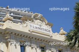 The Hermitage hotel. 22.05.2013. Formula 1 World Championship, Rd 6, Monaco Grand Prix, Monte Carlo, Monaco, Preparation Day.