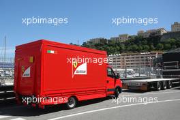 Ferrari truck. 20.05.2013. Formula 1 World Championship, Rd 6, Monaco Grand Prix, Monte Carlo, Monaco, Monday