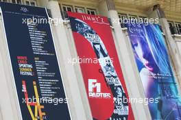 Banners for events in Monaco. 22.05.2013. Formula 1 World Championship, Rd 6, Monaco Grand Prix, Monte Carlo, Monaco, Preparation Day.