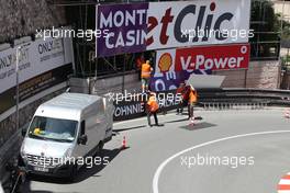 Circuit preparations. 20.05.2013. Formula 1 World Championship, Rd 6, Monaco Grand Prix, Monte Carlo, Monaco, Monday