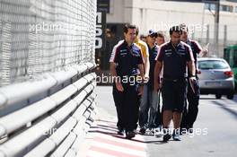 Pastor Maldonado (VEN) Williams walks the circuit. 22.05.2013. Formula 1 World Championship, Rd 6, Monaco Grand Prix, Monte Carlo, Monaco, Preparation Day.