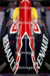 Red Bull Racing RB9 engine cover. 22.05.2013. Formula 1 World Championship, Rd 6, Monaco Grand Prix, Monte Carlo, Monaco, Preparation Day.