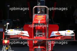 Ferrari F138 front wing. 22.05.2013. Formula 1 World Championship, Rd 6, Monaco Grand Prix, Monte Carlo, Monaco, Preparation Day.