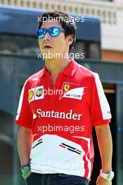 Kamui Kobayashi (JPN). 22.05.2013. Formula 1 World Championship, Rd 6, Monaco Grand Prix, Monte Carlo, Monaco, Preparation Day.