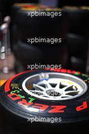 Pirelli tyre. 22.05.2013. Formula 1 World Championship, Rd 6, Monaco Grand Prix, Monte Carlo, Monaco, Preparation Day.