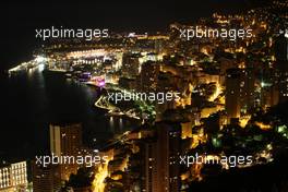 Scenic Monaco at night. 20.05.2013. Formula 1 World Championship, Rd 6, Monaco Grand Prix, Monte Carlo, Monaco, Monday