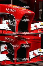 Ferrari F138 nosecones. 22.05.2013. Formula 1 World Championship, Rd 6, Monaco Grand Prix, Monte Carlo, Monaco, Preparation Day.