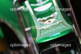 Caterham CT03 nosecone. 22.05.2013. Formula 1 World Championship, Rd 6, Monaco Grand Prix, Monte Carlo, Monaco, Preparation Day.