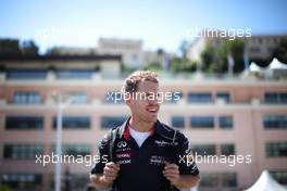 Sebastian Vettel (GER) Red Bull Racing. 22.05.2013. Formula 1 World Championship, Rd 6, Monaco Grand Prix, Monte Carlo, Monaco, Preparation Day.