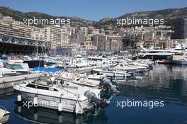 Boats in the harbour. 22.05.2013. Formula 1 World Championship, Rd 6, Monaco Grand Prix, Monte Carlo, Monaco, Preparation Day.