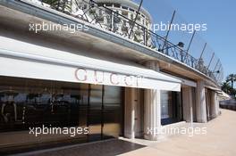 Gucci Shop. 22.05.2013. Formula 1 World Championship, Rd 6, Monaco Grand Prix, Monte Carlo, Monaco, Preparation Day.