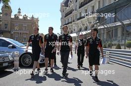 Romain Grosjean (FRA) Lotus F1 Team walks the circuit. 22.05.2013. Formula 1 World Championship, Rd 6, Monaco Grand Prix, Monte Carlo, Monaco, Preparation Day.