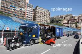 Circuit preparations. 22.05.2013. Formula 1 World Championship, Rd 6, Monaco Grand Prix, Monte Carlo, Monaco, Preparation Day.
