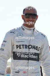 Lewis Hamilton (GBR) Mercedes AMG F1. 04.02.2013. Mercedes AMG F1 W04 Launch, Jerez, Spain.