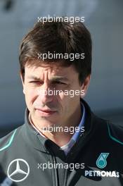 Toto Wolff (GER) Mercedes AMG F1 Shareholder and Executive Director. 04.02.2013. Mercedes AMG F1 W04 Launch, Jerez, Spain.