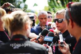 Kimi Raikkonen (FIN) Lotus F1 Team with the media. 22.03.2013. Formula 1 World Championship, Rd 2, Malaysian Grand Prix, Sepang, Malaysia, Friday.