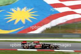 Romain Grosjean (FRA) Lotus F1 E21. 22.03.2013. Formula 1 World Championship, Rd 2, Malaysian Grand Prix, Sepang, Malaysia, Friday.