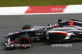 Nico Hulkenberg (GER) Sauber C32. 22.03.2013. Formula 1 World Championship, Rd 2, Malaysian Grand Prix, Sepang, Malaysia, Friday.