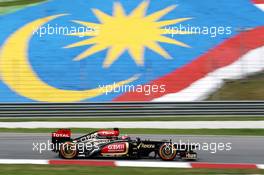 Kimi Raikkonen (FIN) Lotus F1 E21. 22.03.2013. Formula 1 World Championship, Rd 2, Malaysian Grand Prix, Sepang, Malaysia, Friday.