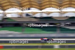 Sebastian Vettel (GER) Red Bull Racing RB9. 22.03.2013. Formula 1 World Championship, Rd 2, Malaysian Grand Prix, Sepang, Malaysia, Friday.
