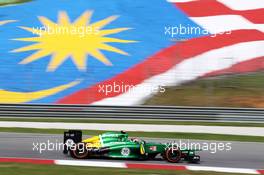 Giedo van der Garde (NLD) Caterham CT03. 22.03.2013. Formula 1 World Championship, Rd 2, Malaysian Grand Prix, Sepang, Malaysia, Friday.