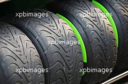 Pirelli intermediate tyres. 22.03.2013. Formula 1 World Championship, Rd 2, Malaysian Grand Prix, Sepang, Malaysia, Friday.