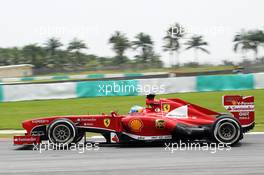 Fernando Alonso (ESP) Ferrari F138. 22.03.2013. Formula 1 World Championship, Rd 2, Malaysian Grand Prix, Sepang, Malaysia, Friday.