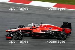 Jules Bianchi (FRA) Marussia F1 Team MR02. 22.03.2013. Formula 1 World Championship, Rd 2, Malaysian Grand Prix, Sepang, Malaysia, Friday.