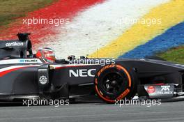 Nico Hulkenberg (GER) Sauber C32. 22.03.2013. Formula 1 World Championship, Rd 2, Malaysian Grand Prix, Sepang, Malaysia, Friday.