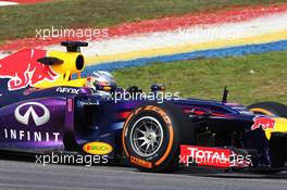Sebastian Vettel (GER) Red Bull Racing RB9. 22.03.2013. Formula 1 World Championship, Rd 2, Malaysian Grand Prix, Sepang, Malaysia, Friday.
