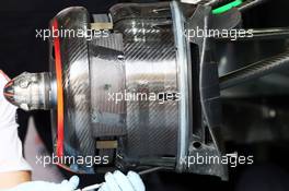 McLaren MP4-28 brake. 22.03.2013. Formula 1 World Championship, Rd 2, Malaysian Grand Prix, Sepang, Malaysia, Friday.