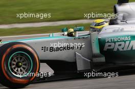 Nico Rosberg (GER) Mercedes AMG F1 W04. 24.03.2013. Formula 1 World Championship, Rd 2, Malaysian Grand Prix, Sepang, Malaysia, Sunday.