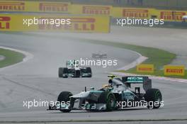 Lewis Hamilton (GBR) Mercedes AMG F1 W04. 24.03.2013. Formula 1 World Championship, Rd 2, Malaysian Grand Prix, Sepang, Malaysia, Sunday.