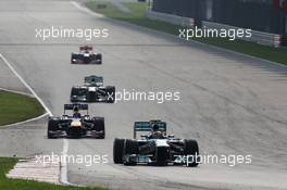 Lewis Hamilton (GBR) Mercedes AMG F1 W04. 24.03.2013. Formula 1 World Championship, Rd 2, Malaysian Grand Prix, Sepang, Malaysia, Sunday.