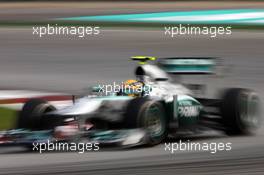 Lewis Hamilton (GBR) Mercedes AMG F1 W04. 24.03.2013. Formula 1 World Championship, Rd 2, Malaysian Grand Prix, Sepang, Malaysia, Sunday.