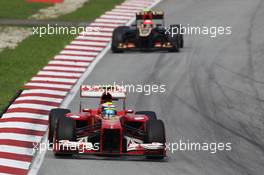 Felipe Massa (BRA) Ferrari F138. 24.03.2013. Formula 1 World Championship, Rd 2, Malaysian Grand Prix, Sepang, Malaysia, Sunday.