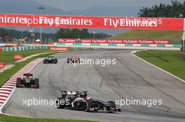 Nico Hulkenberg (GER) Sauber C32. 24.03.2013. Formula 1 World Championship, Rd 2, Malaysian Grand Prix, Sepang, Malaysia, Sunday.